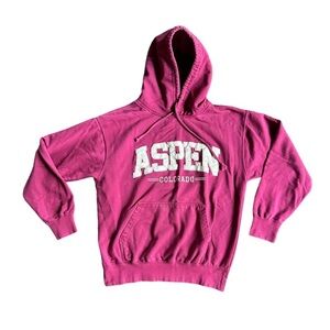 Vintage Aspen Colorado Womens Size Medium Hoodie